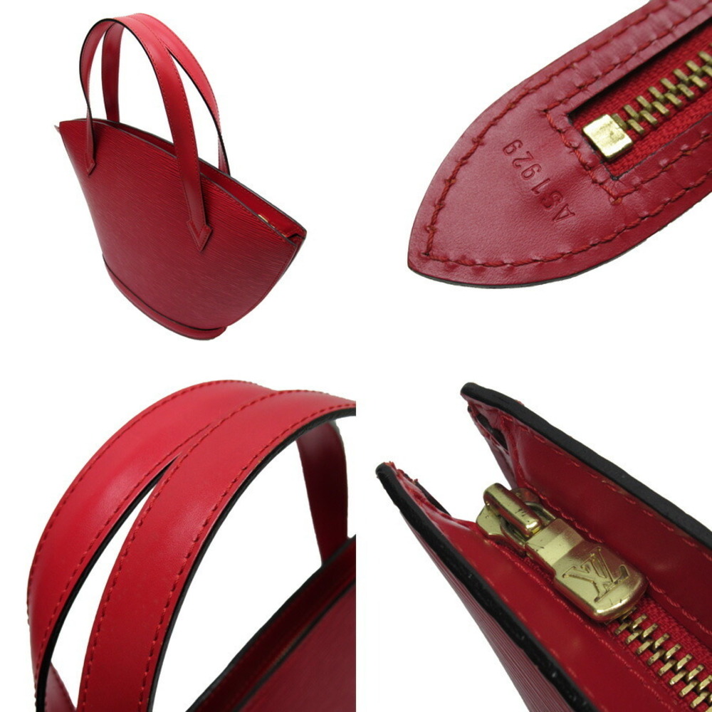 Louis Vuitton Castilian Saint Jacques Epi Red leather handbag